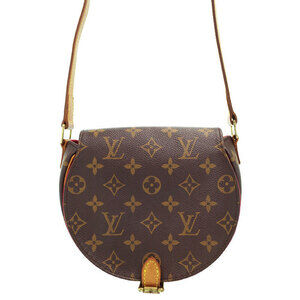 Louis Vuitton Monogram Leather Brown Tan Blanc White Shoulder Bag